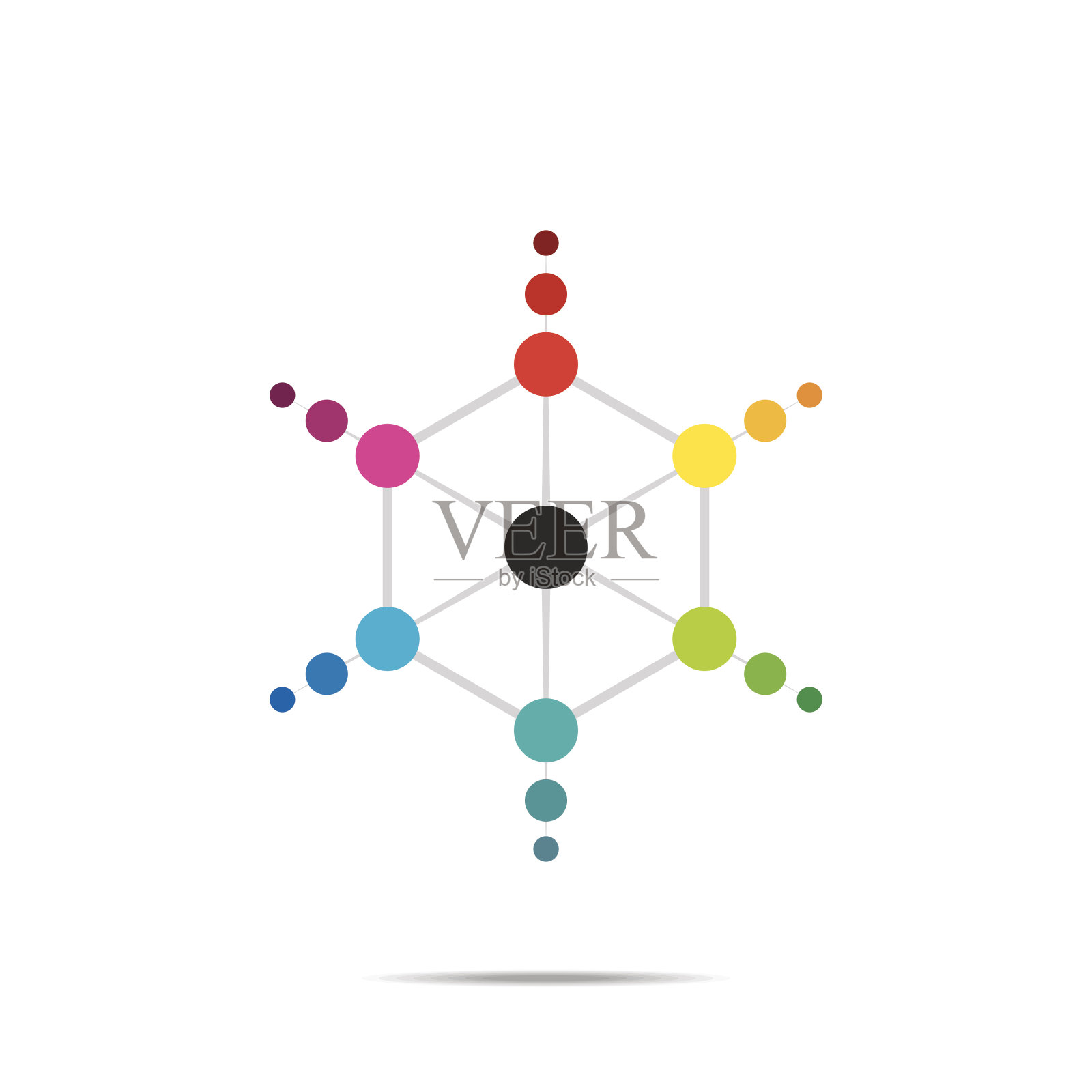 创造性的抽象科学图标设计图标素材