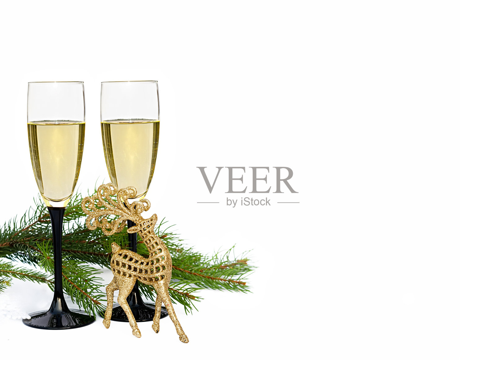 杯子里有香槟照片摄影图片