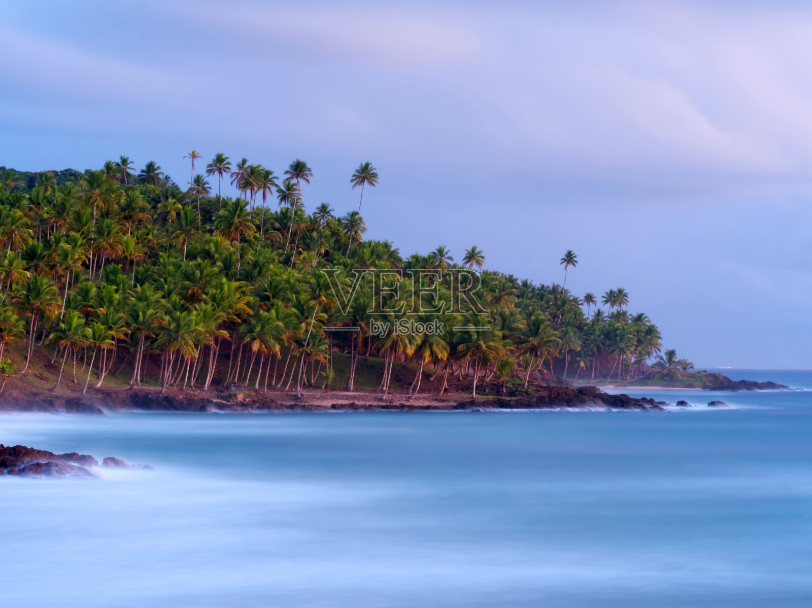 令人惊叹的Jeribucaçu海滩Itacaré，巴伊亚。照片摄影图片