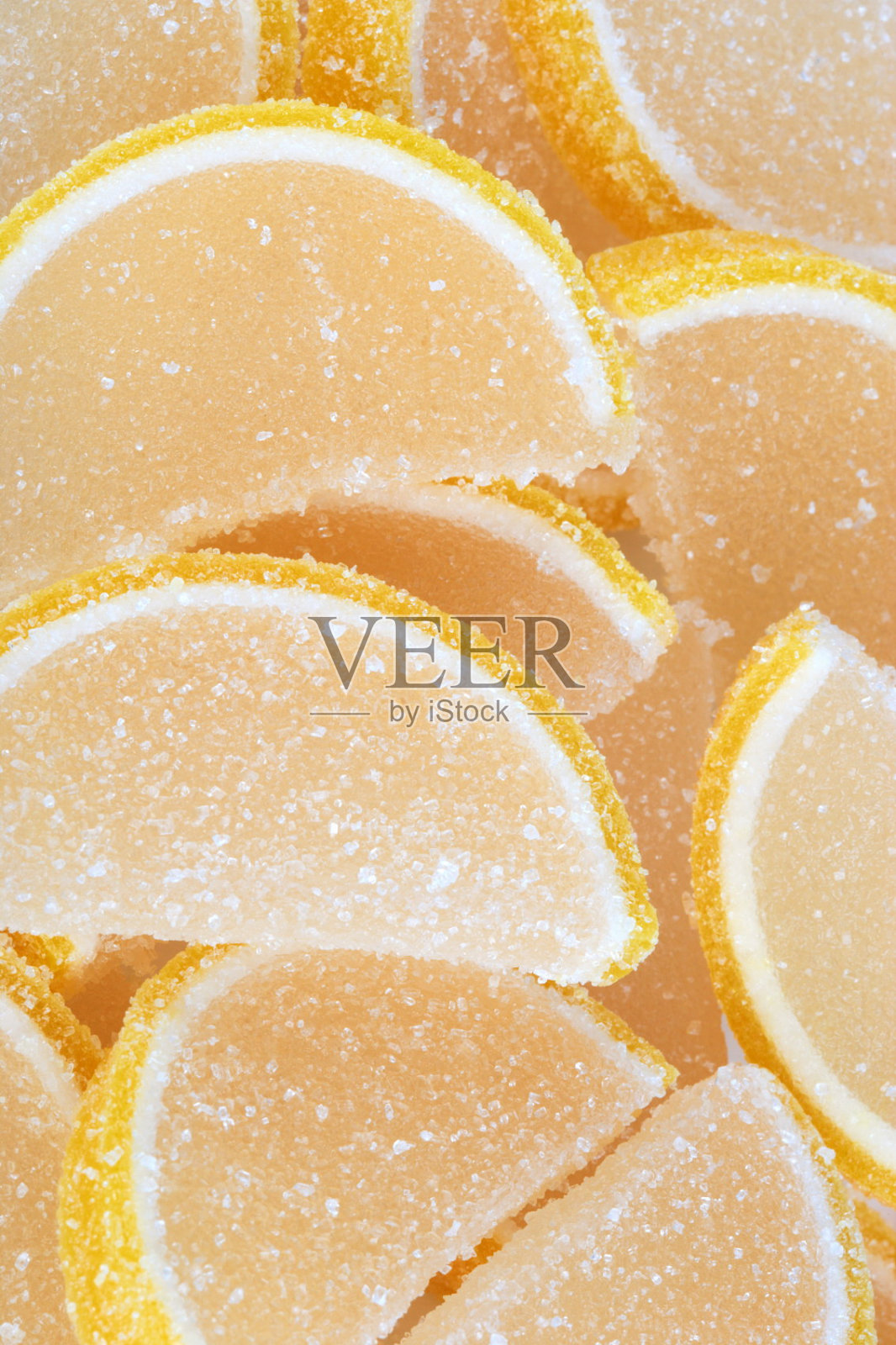 黄色的果冻照片摄影图片