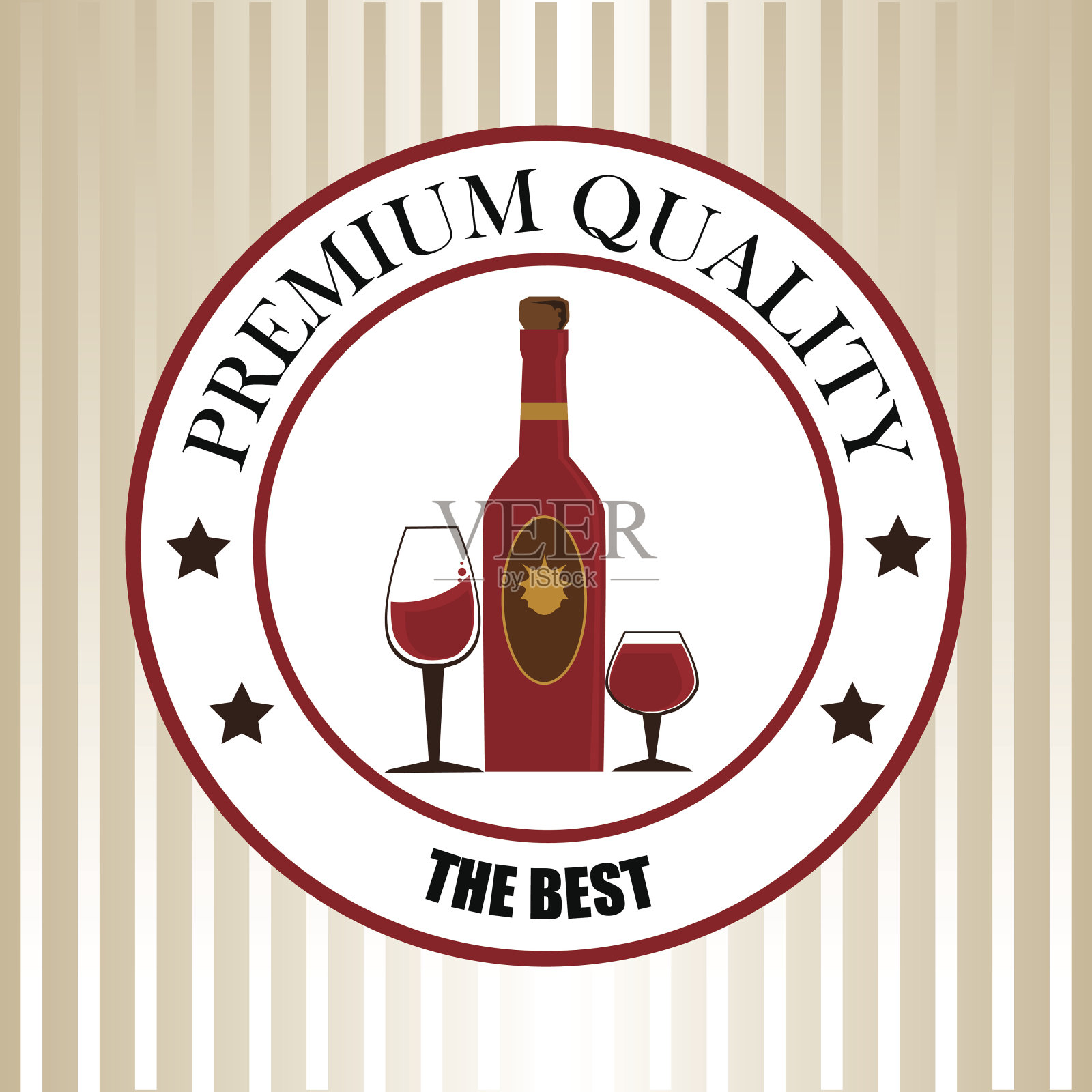 葡萄酒设计插画图片素材