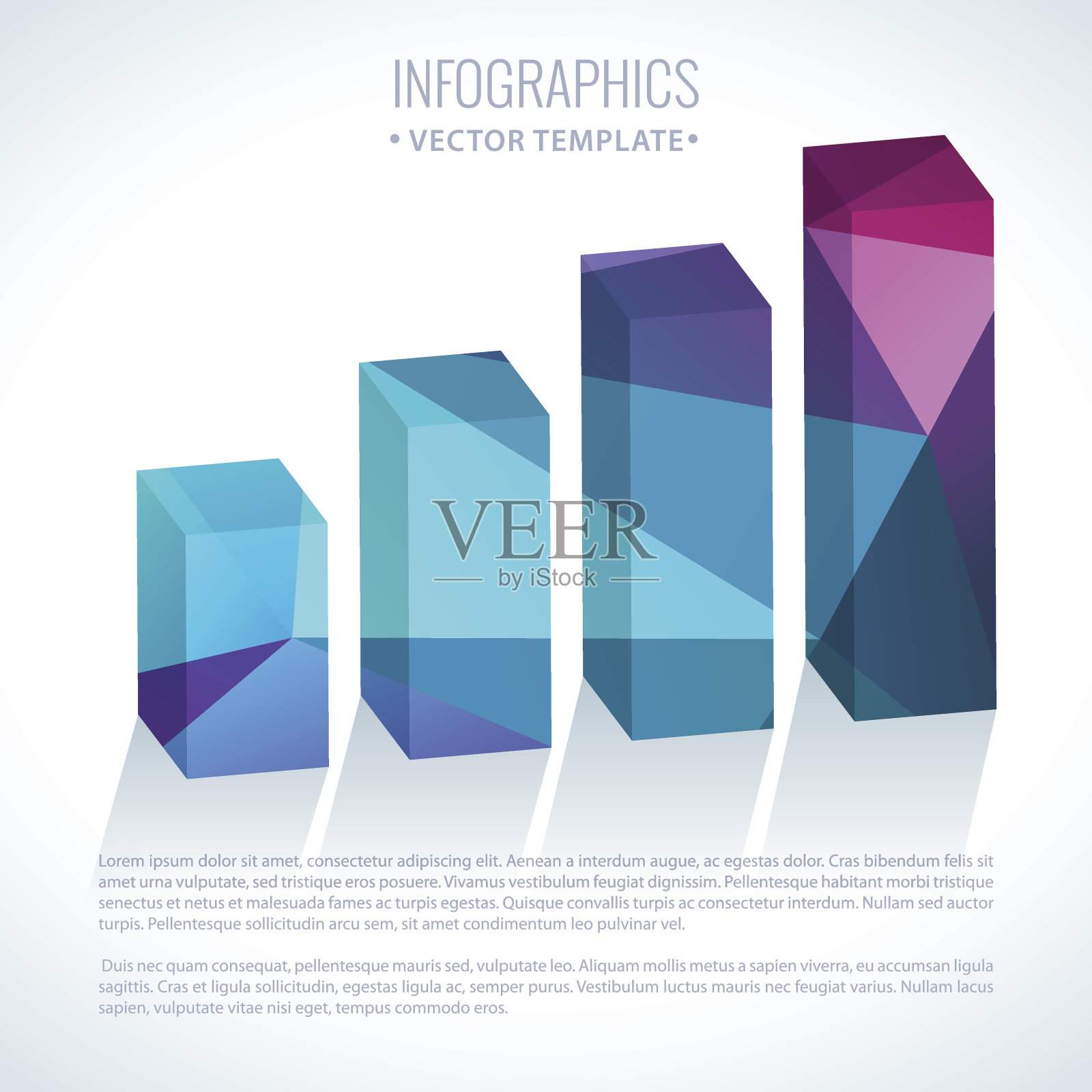 业务条形图模板插画图片素材