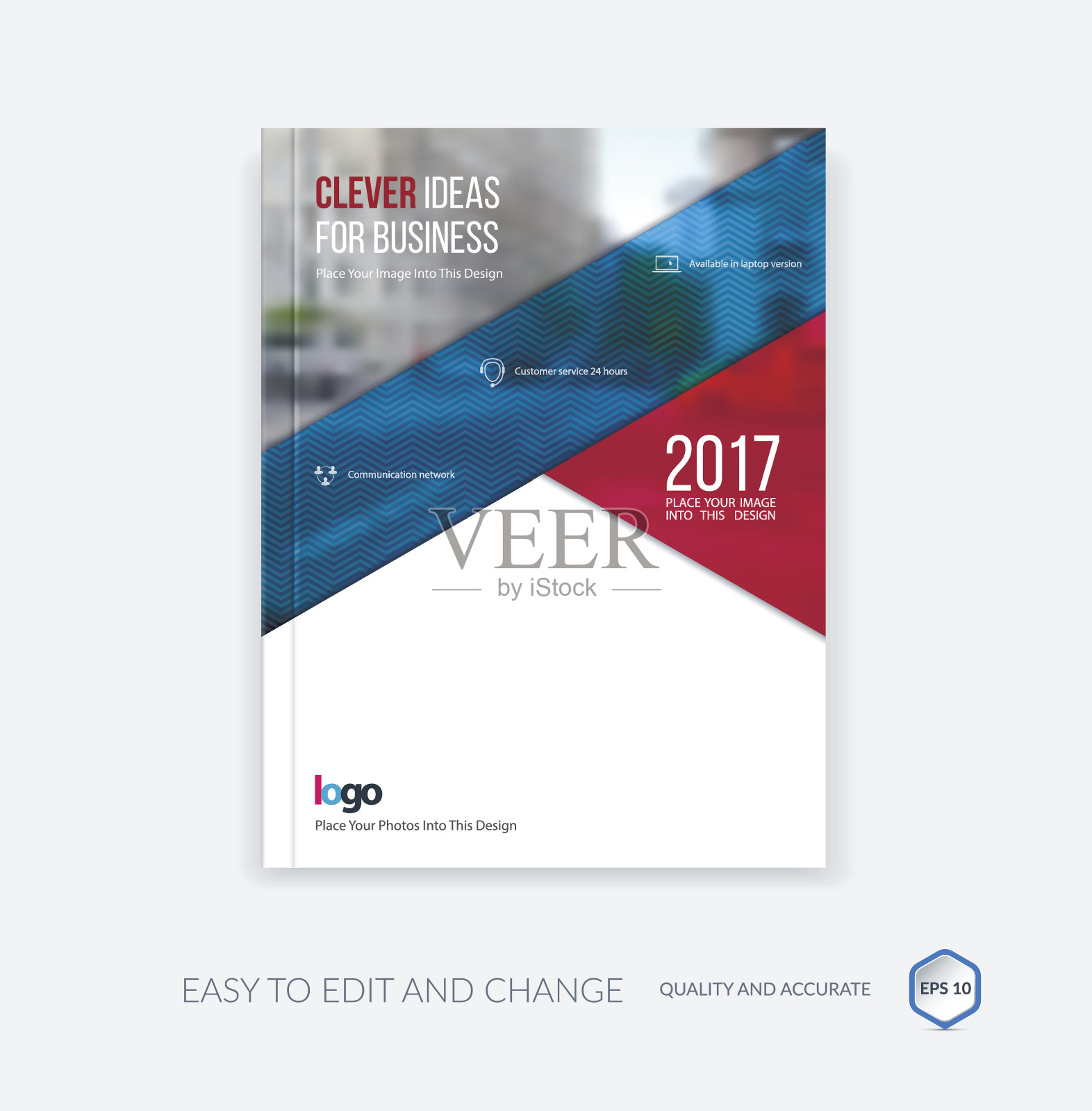 摘要宣传册模板，封面设计年报，杂志设计模板素材