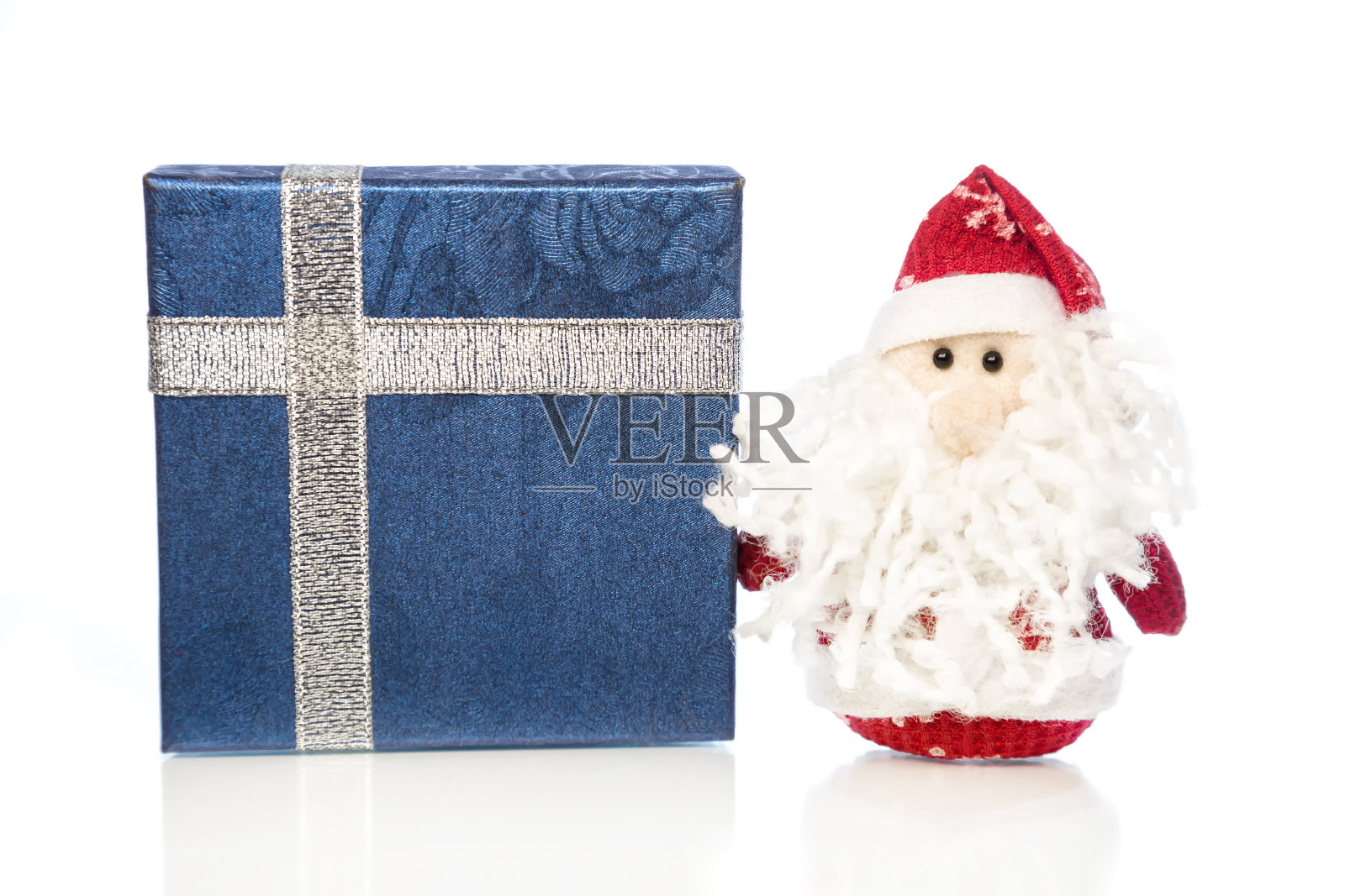 圣诞老人或霜父带礼物盒或礼物照片摄影图片