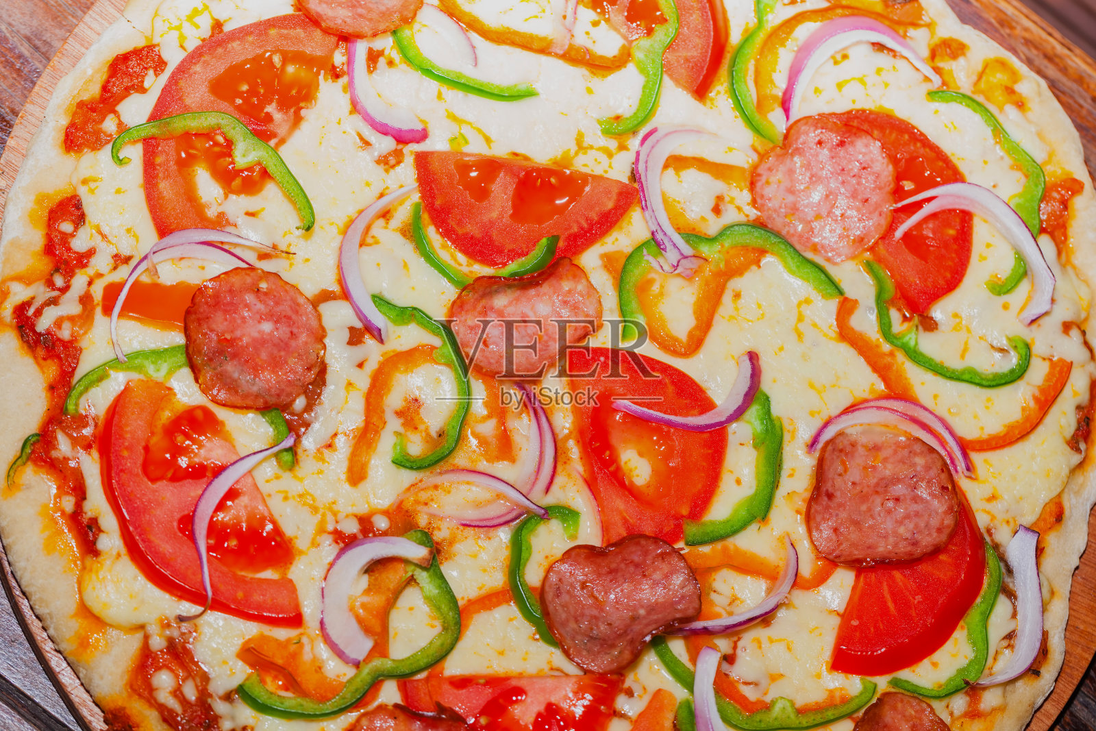 自制披萨照片摄影图片