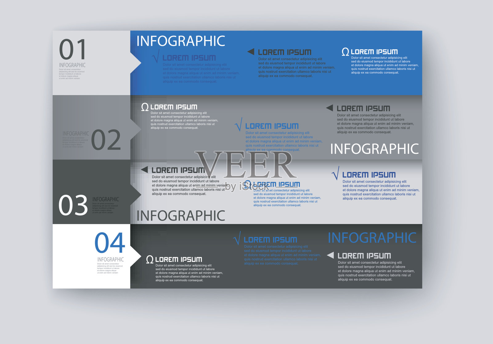 信息图现代设计模板插画图片素材