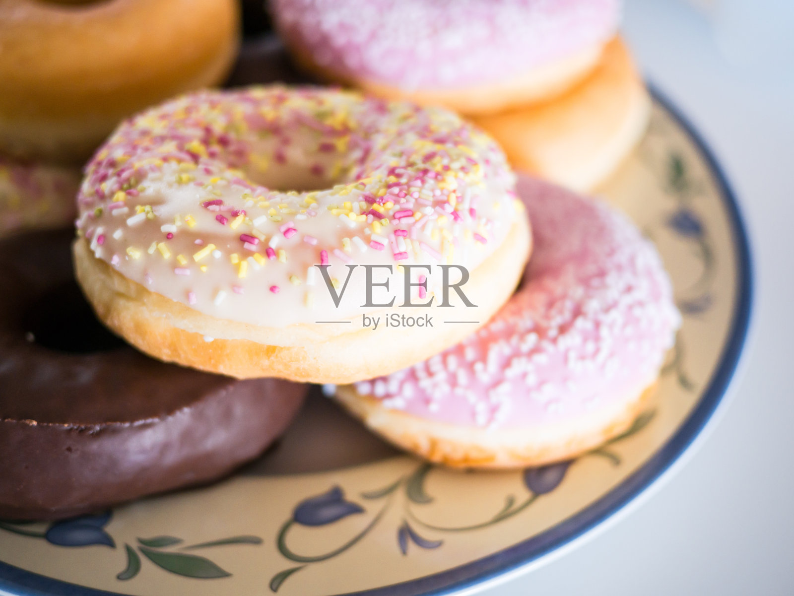 甜甜圈照片摄影图片