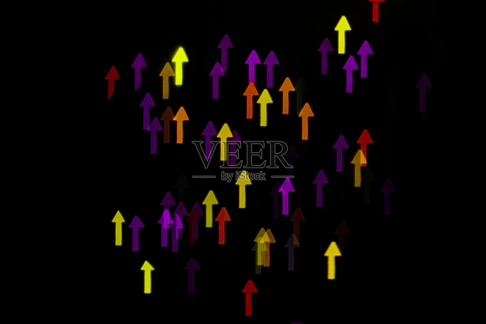 散景箭头照片摄影图片