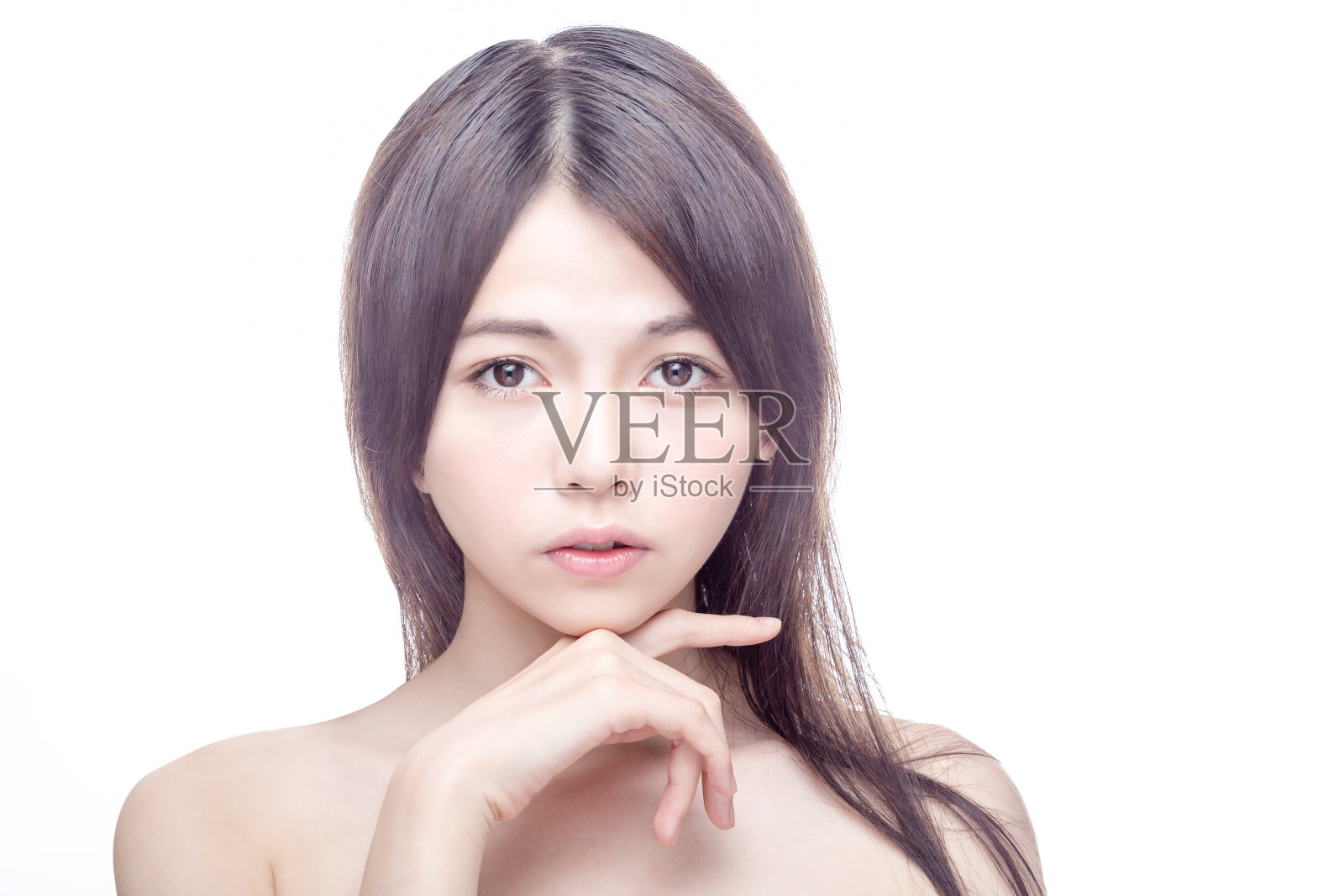 亚洲女性美容肖像照片摄影图片