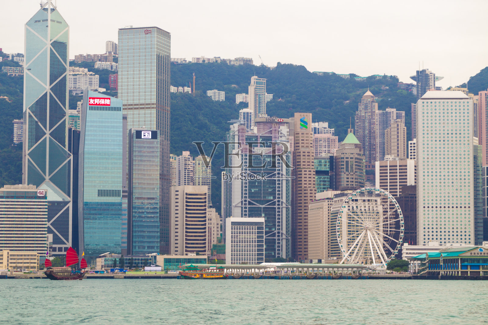香港维多利亚港风光照片摄影图片