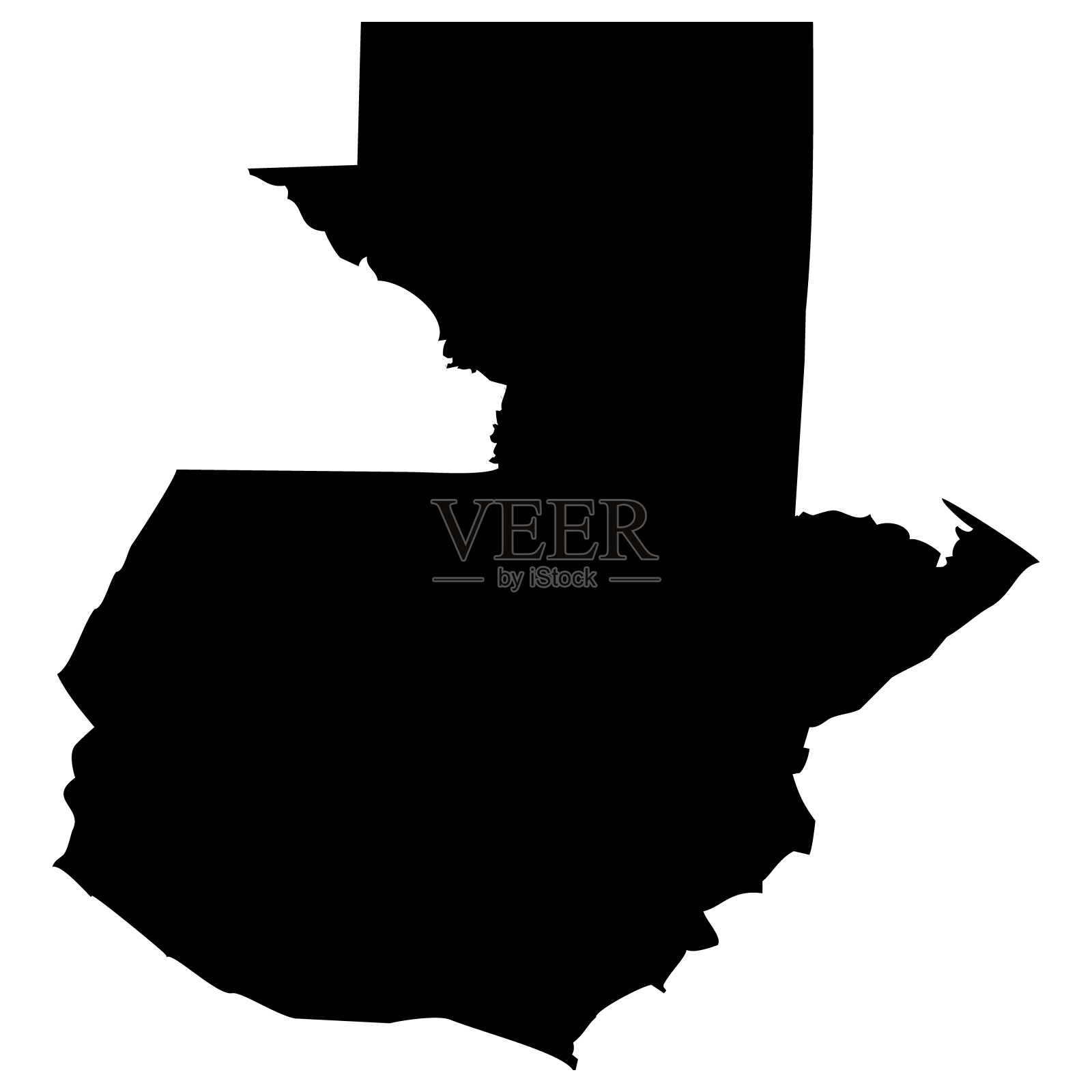 地图危地马拉插画图片素材