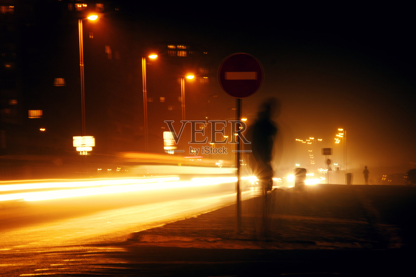 晚上沃克照片摄影图片