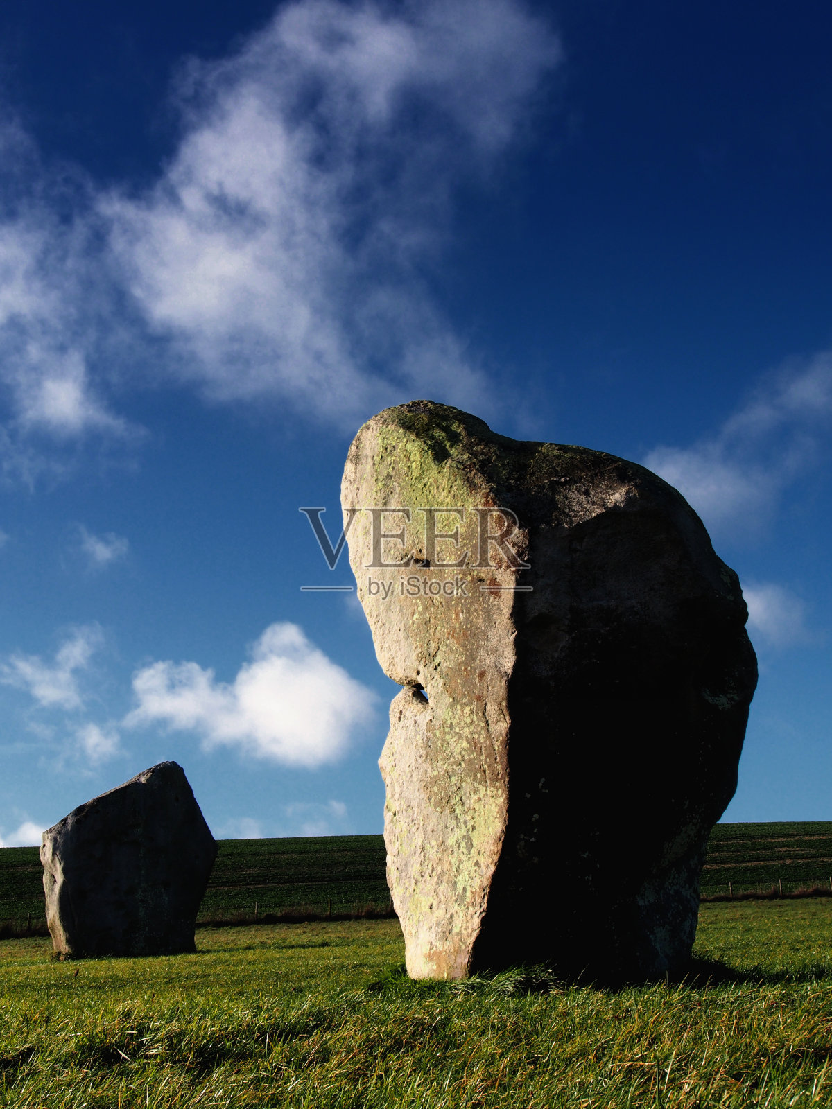 埃夫伯里的站立石照片摄影图片