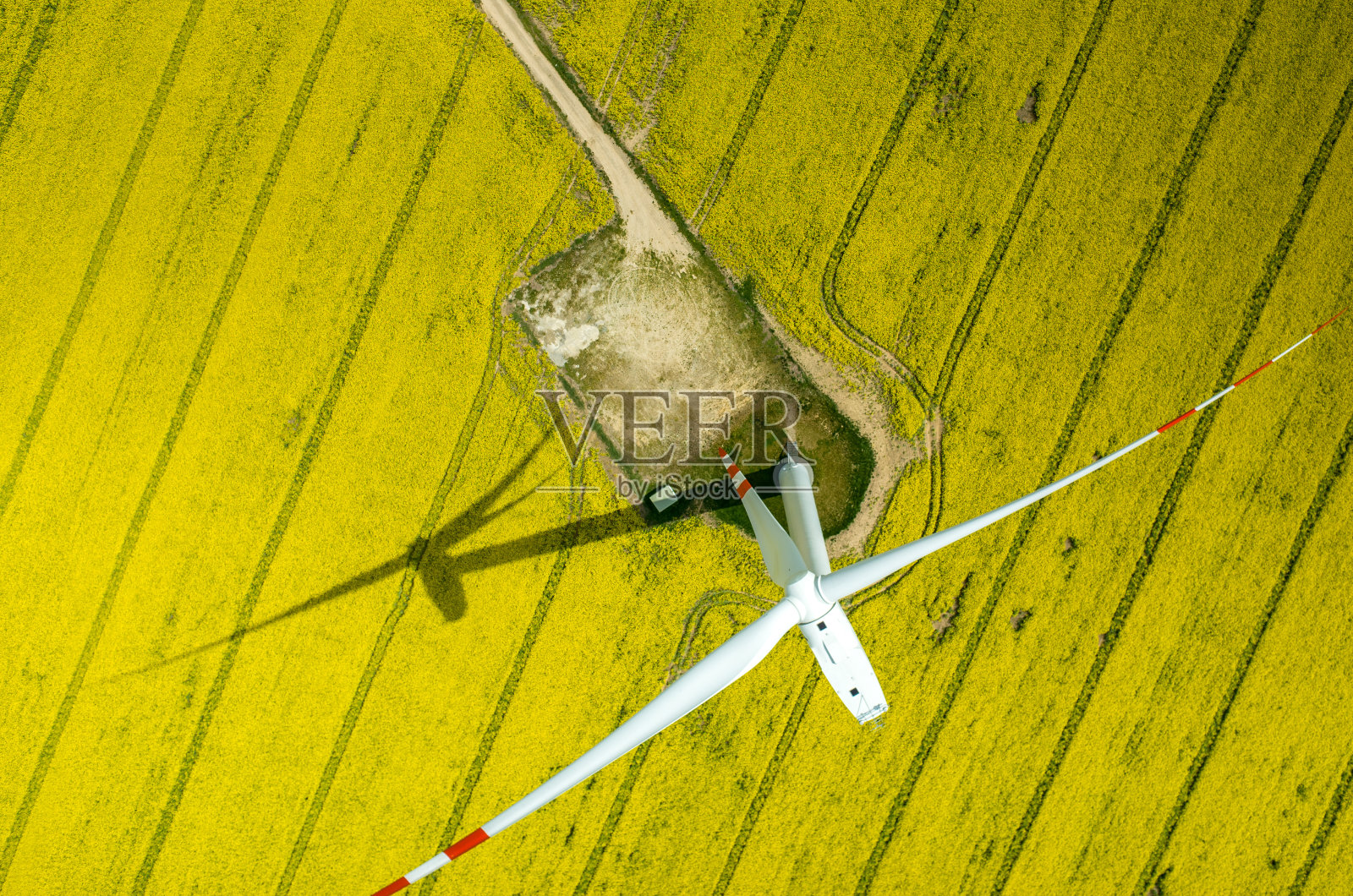 风车鸟瞰图照片摄影图片