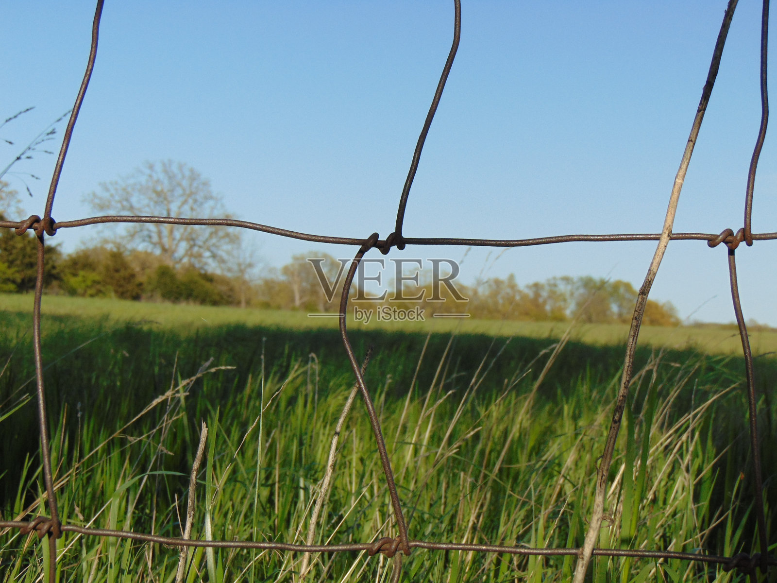 篱笆和字段照片摄影图片