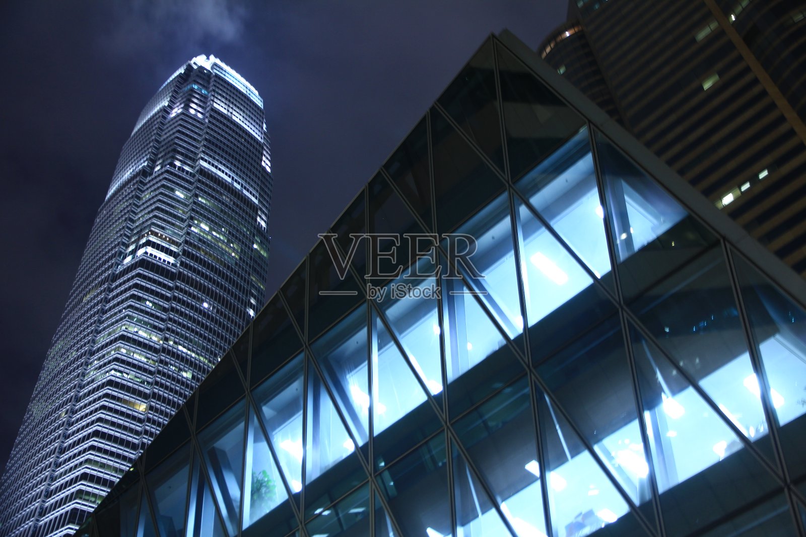 香港的夜景照片摄影图片