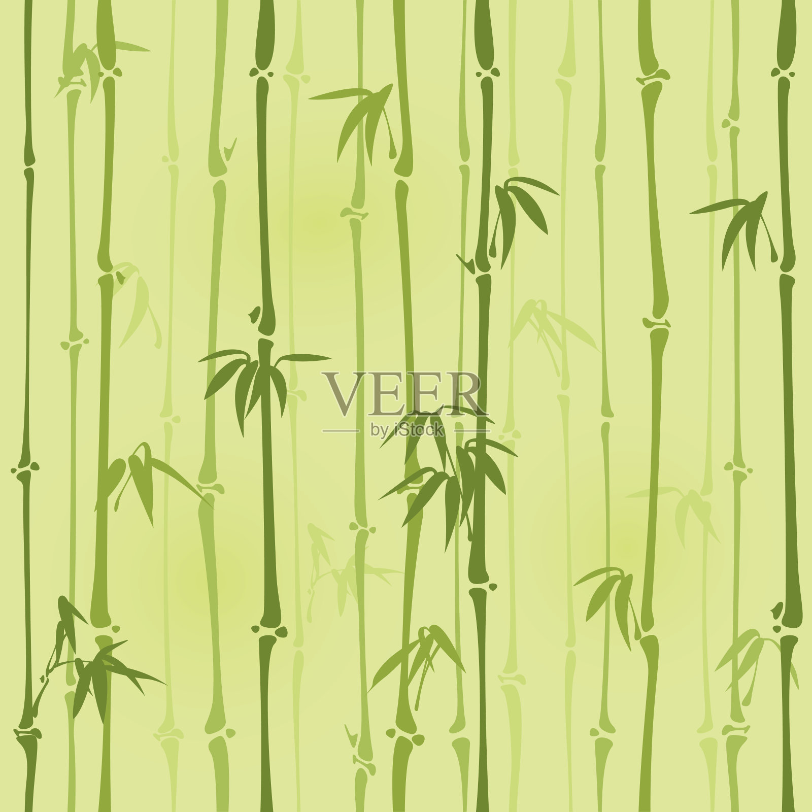 无缝竹模式设计元素图片