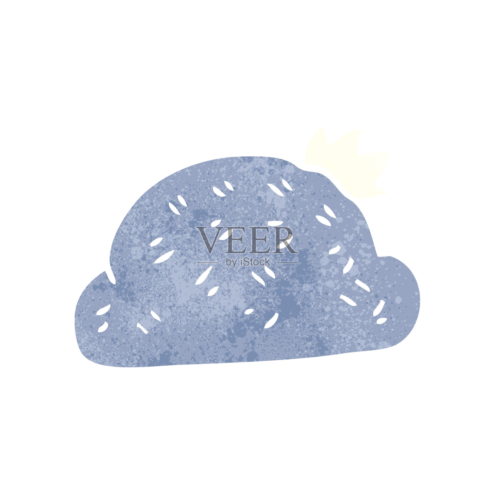 复古的卡通帽子插画图片素材