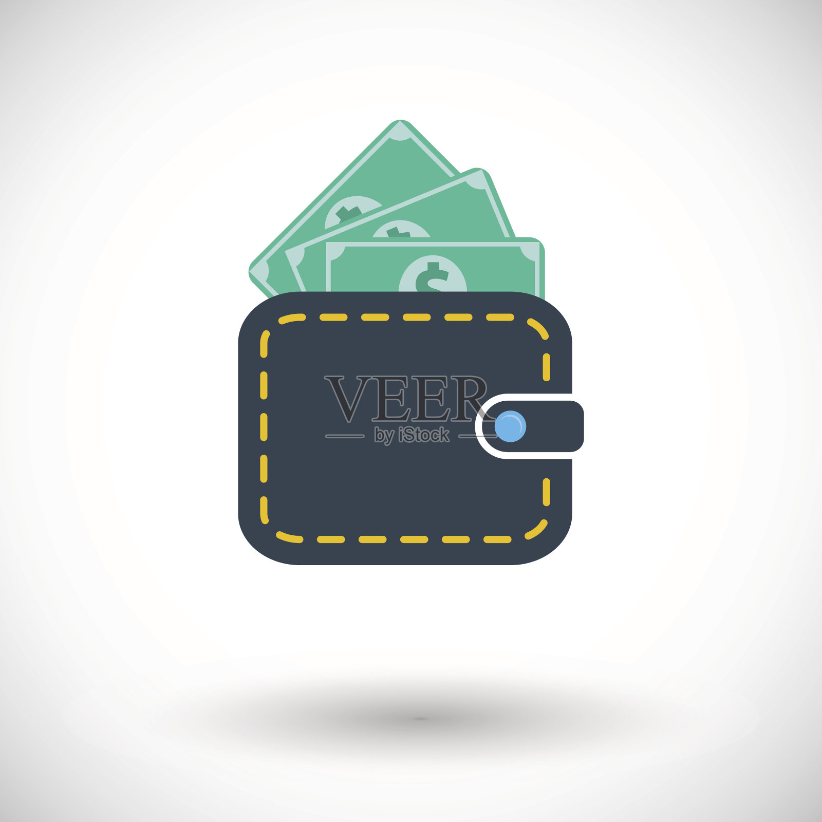 钱包插画图片素材