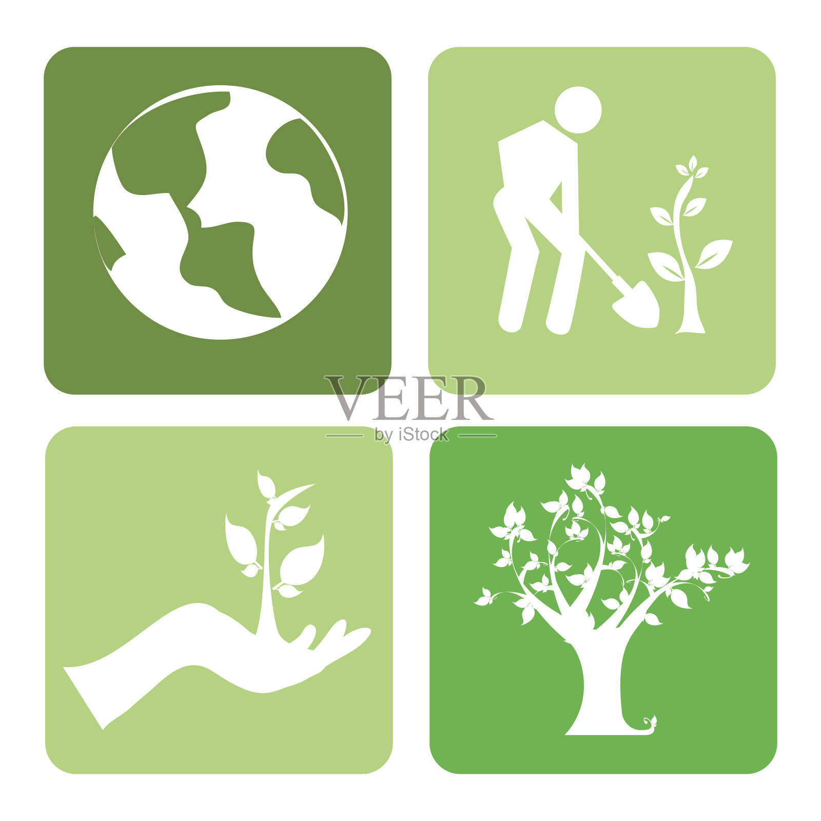 生态设计插画图片素材