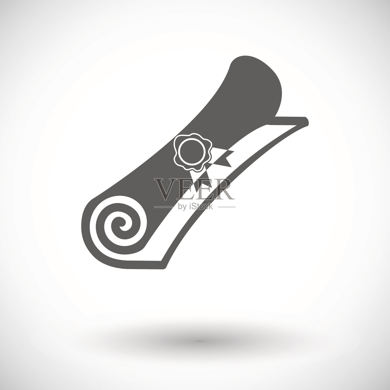 文凭插画图片素材