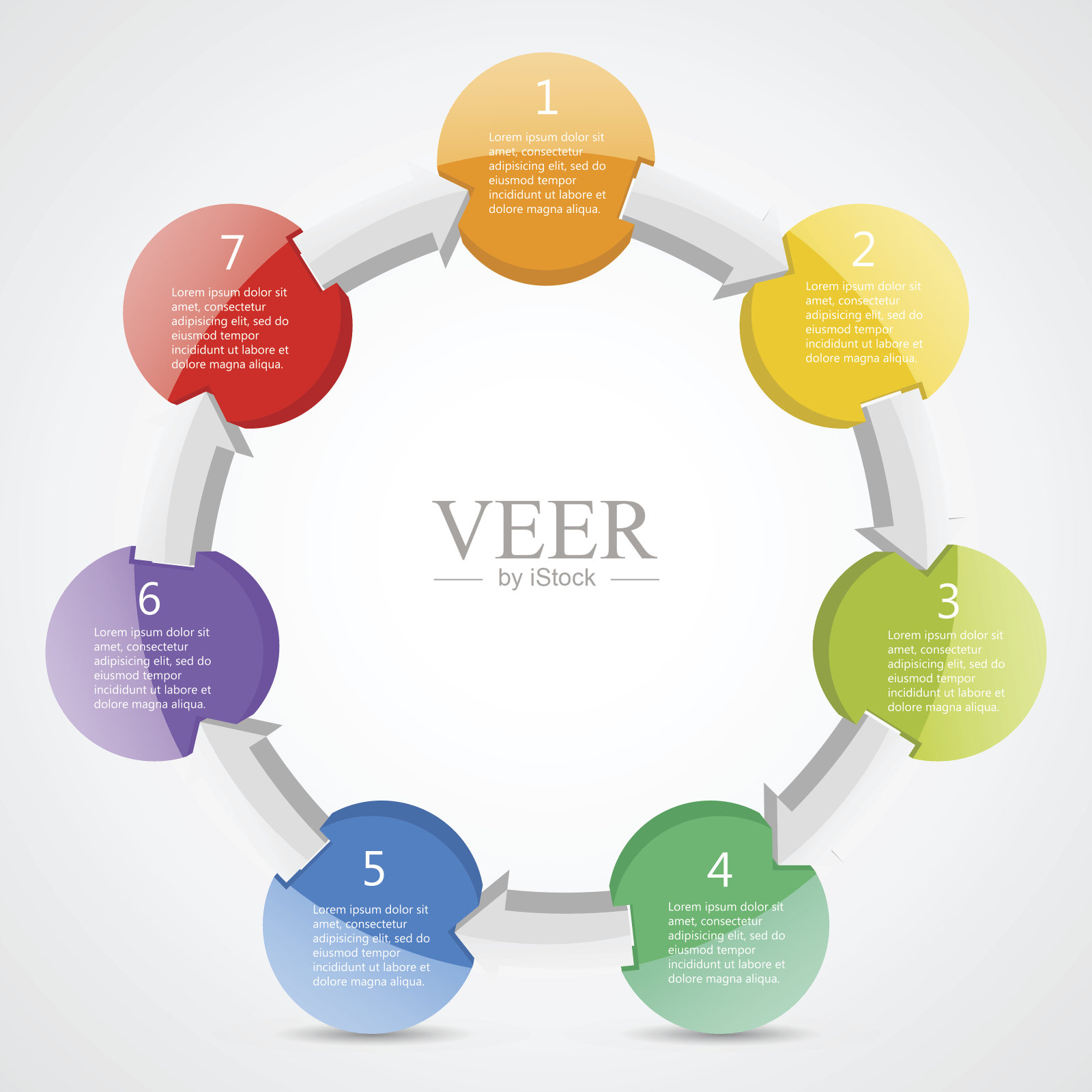 您的业务项目的现代矢量模板插画图片素材