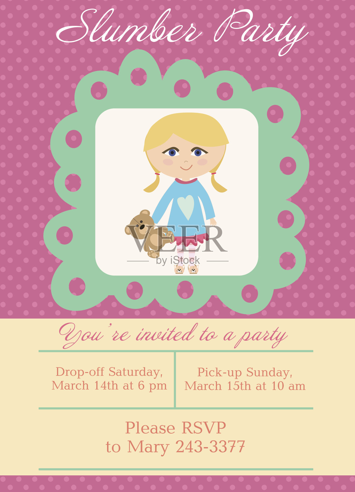 孩子们的聚会设计模板素材