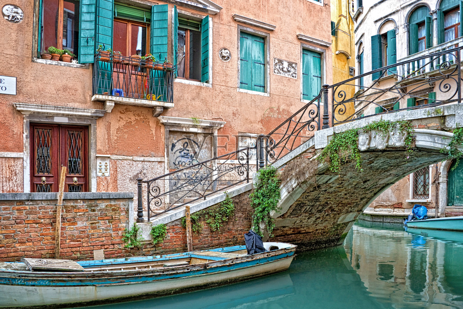 意大利威尼斯的桥照片摄影图片