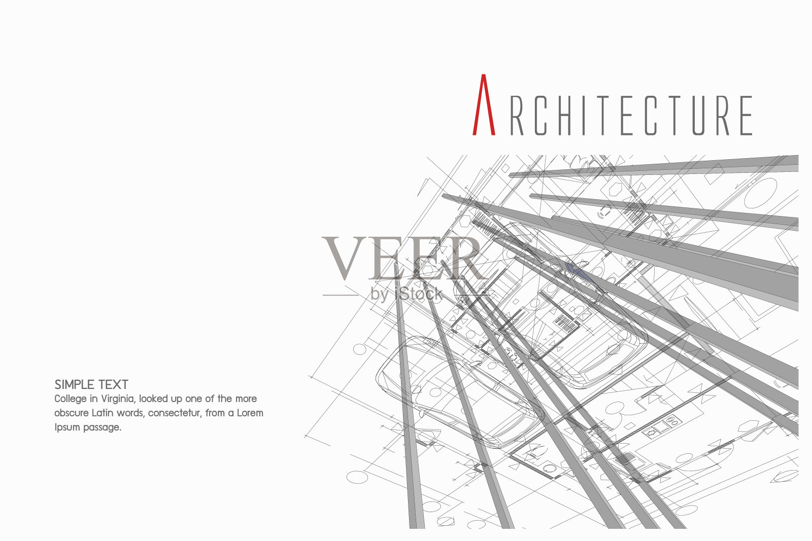 架构的背景插画图片素材