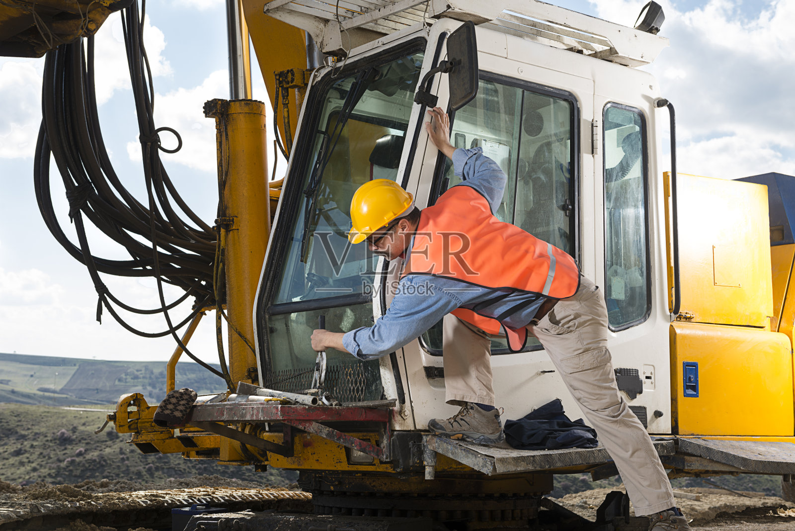 工程车辆工程师照片摄影图片