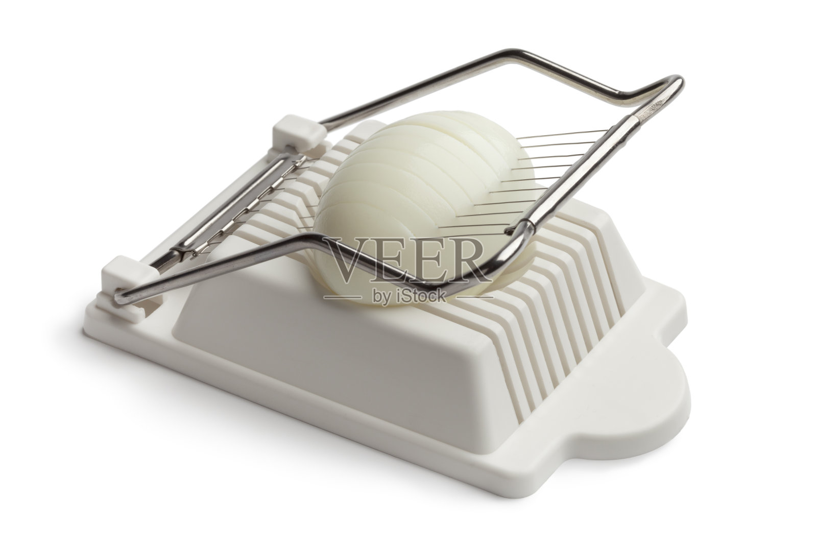 用鸡蛋切片机煮鸡蛋照片摄影图片