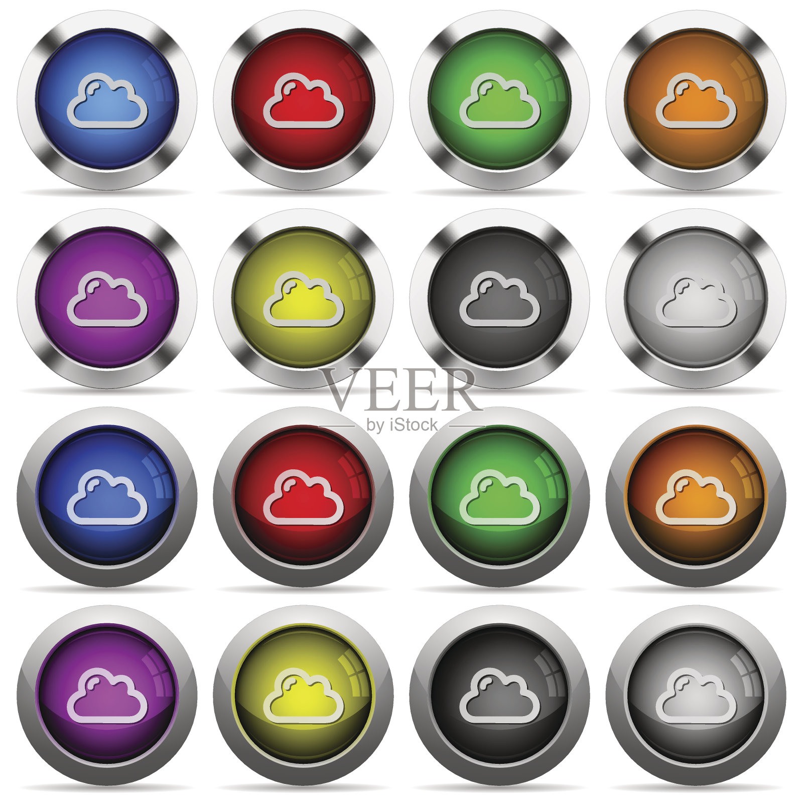 云按钮设置图标素材