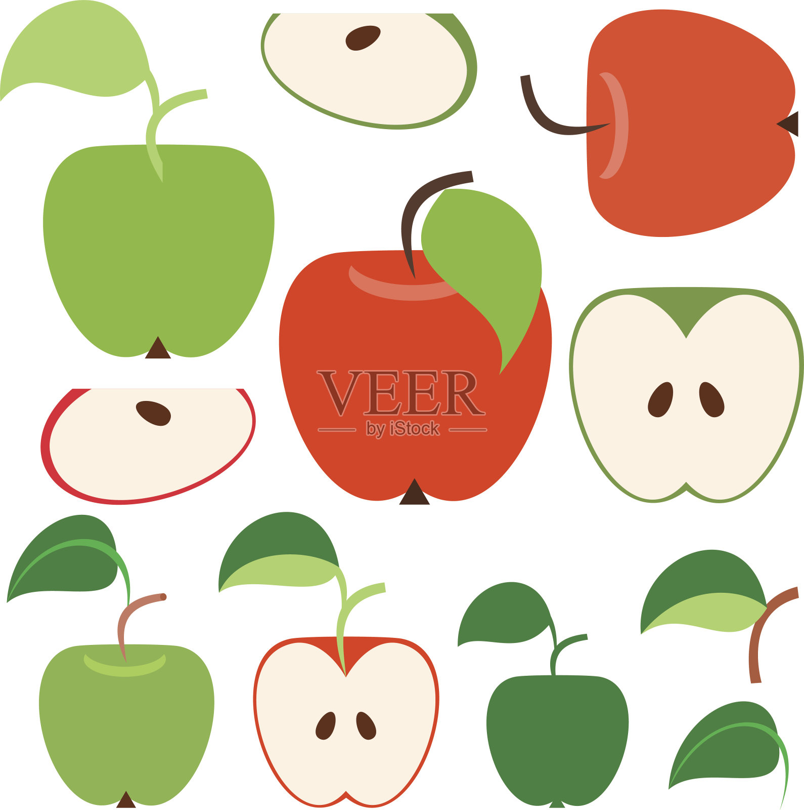苹果插画图片素材