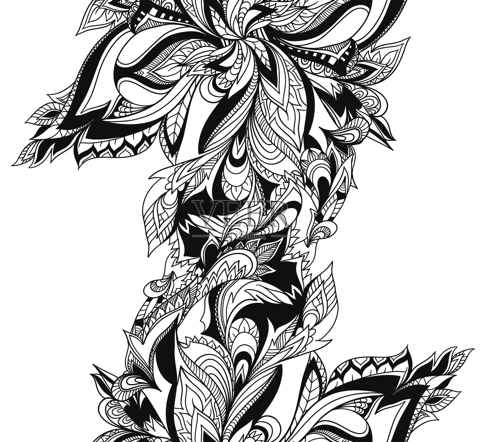 佩斯利装饰设计元素图片