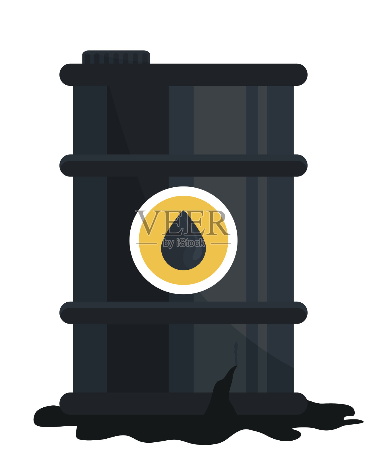 车库的设计。插画图片素材