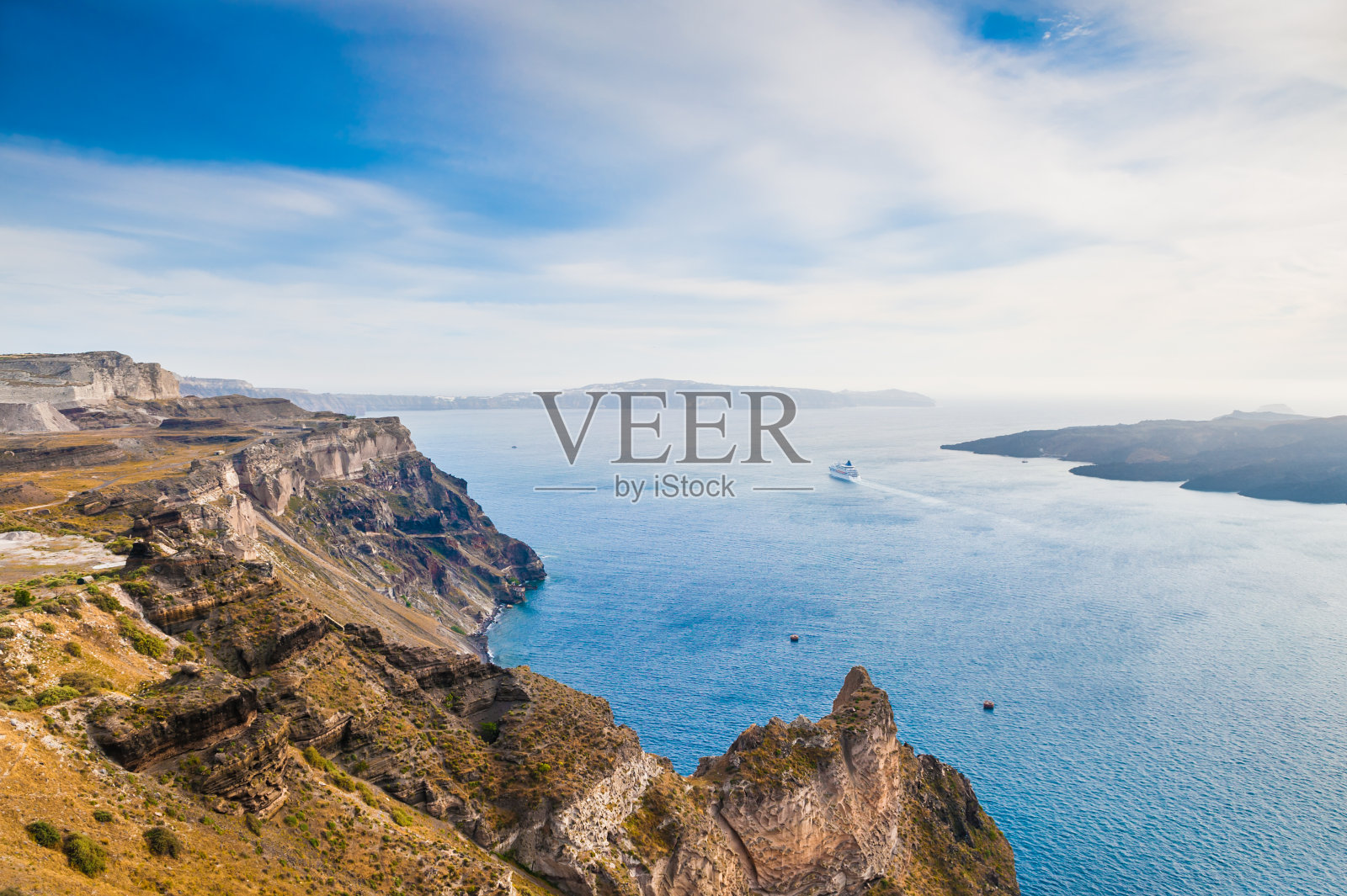 美丽的海景和岛屿照片摄影图片