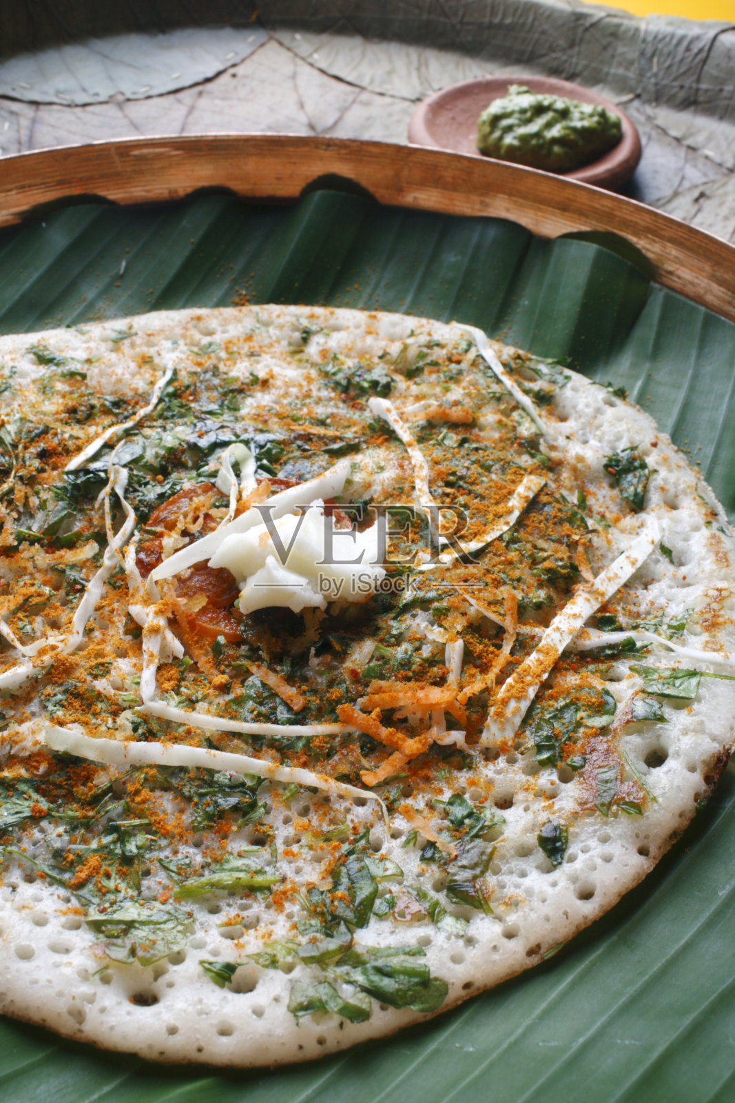 甜煎饼一种来自印度南部的带有胡芦巴味道的煎饼照片摄影图片