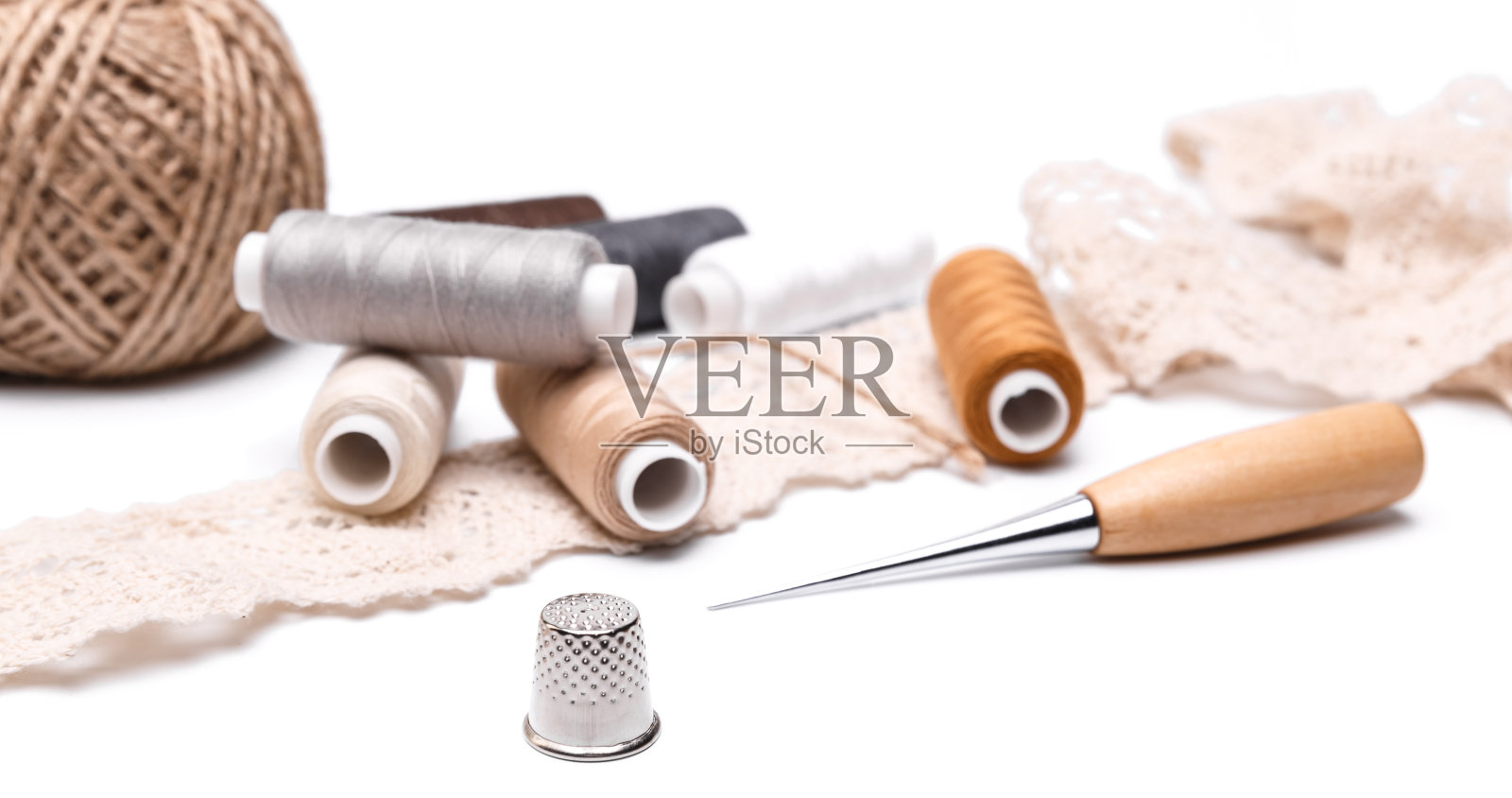 缝纫配件照片摄影图片