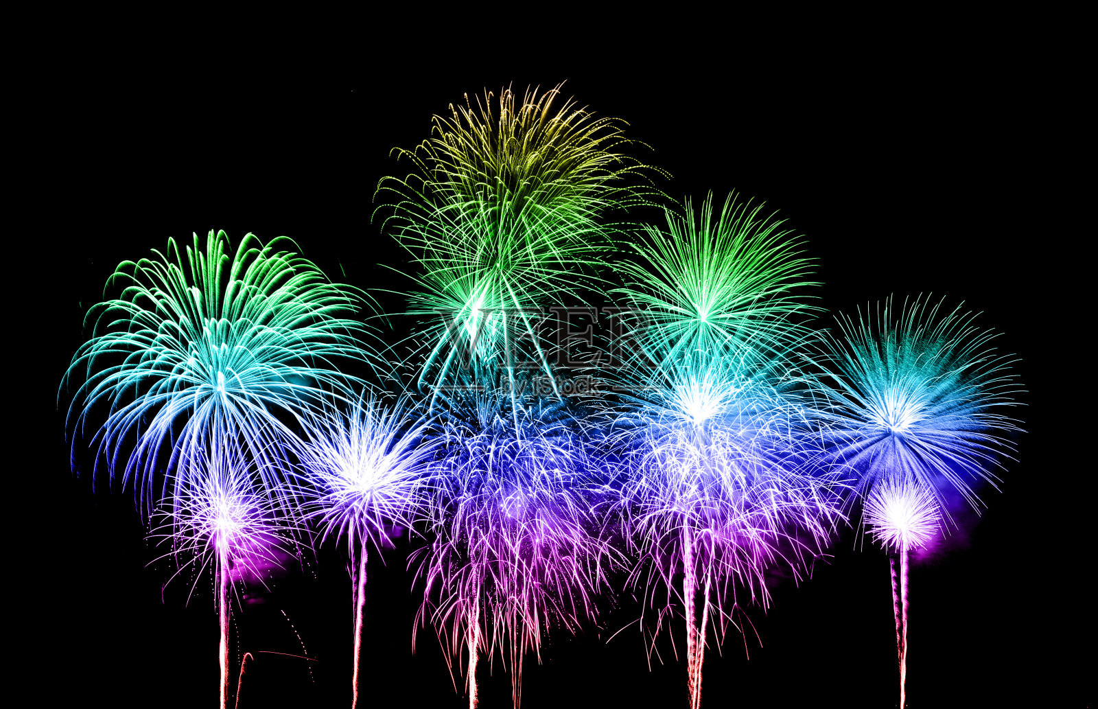 烟火在天空照片摄影图片