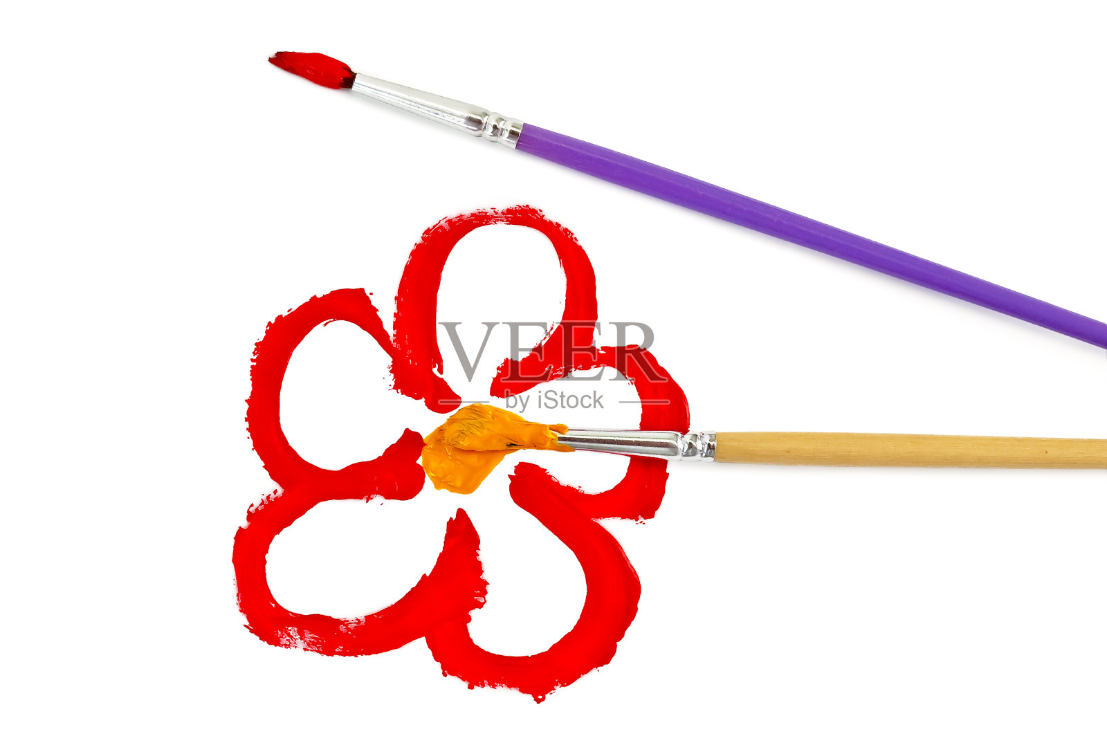 画花的颜色照片摄影图片