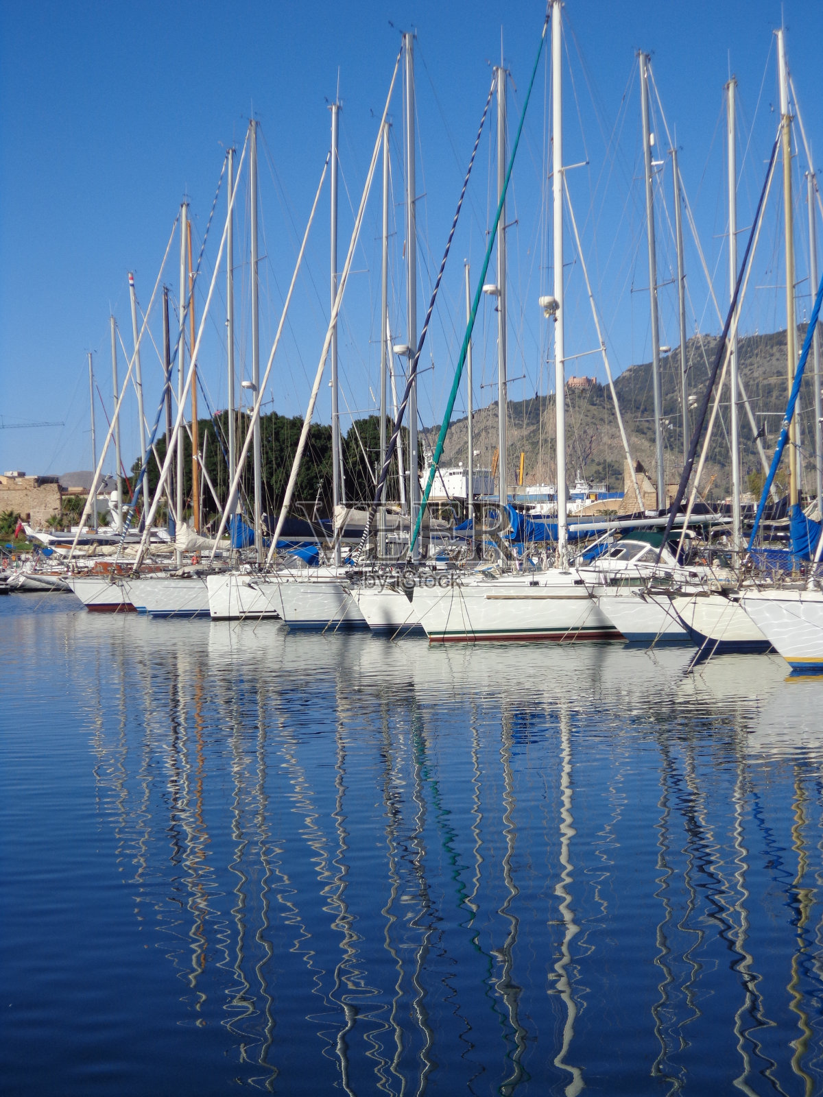 港口的海湾照片摄影图片