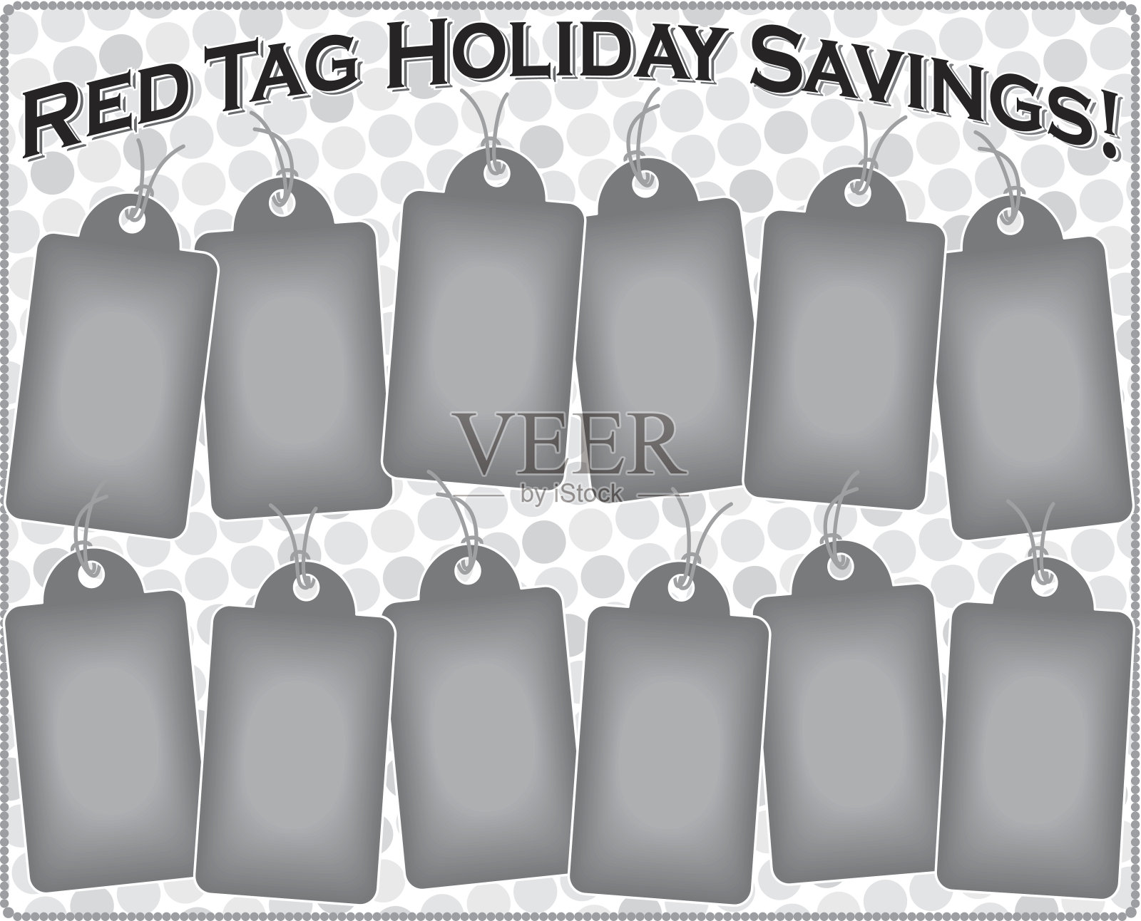 红色标签帧设计元素图片