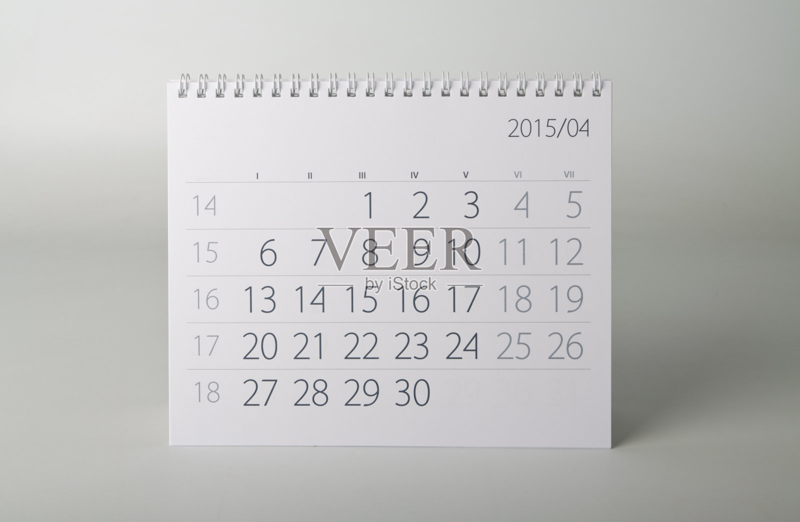 日历。4月照片摄影图片