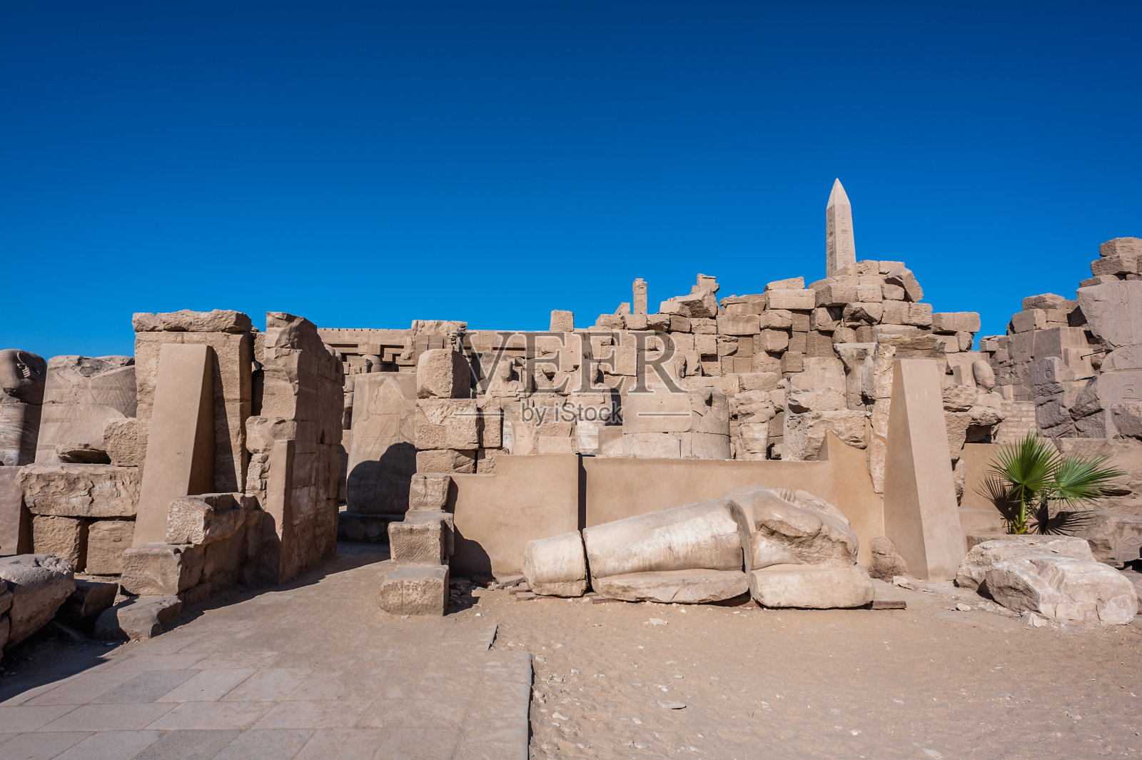 卡纳克神庙，卢克索，埃及照片摄影图片
