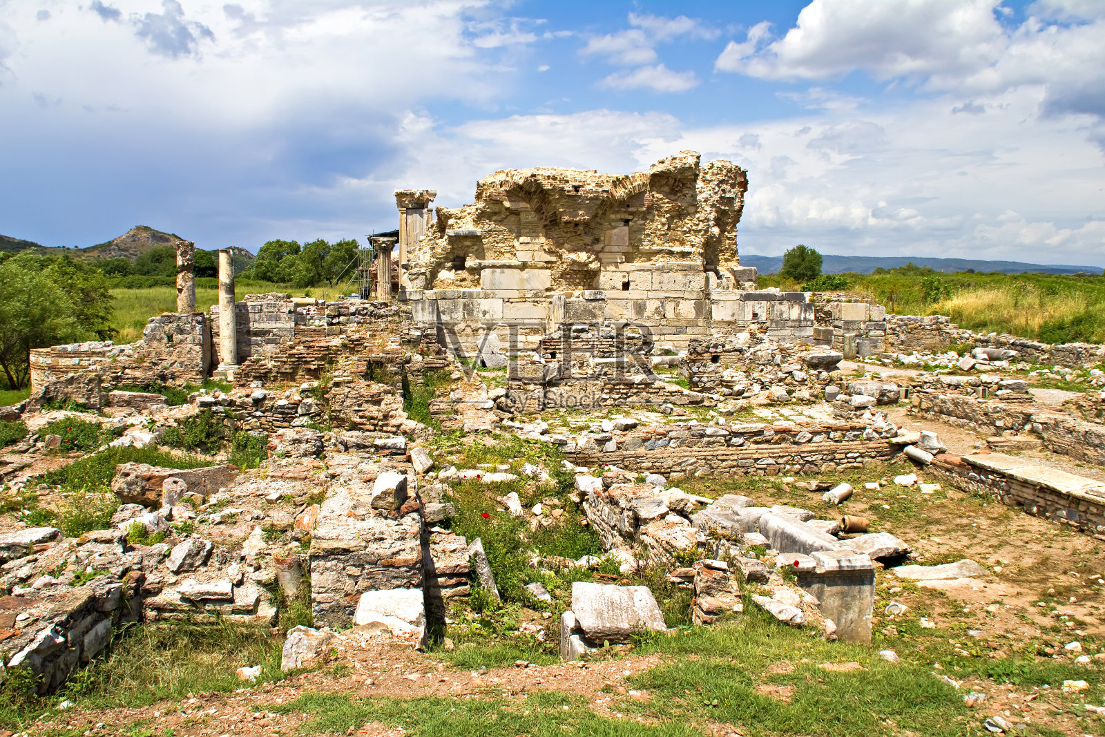 以弗所遗址照片摄影图片