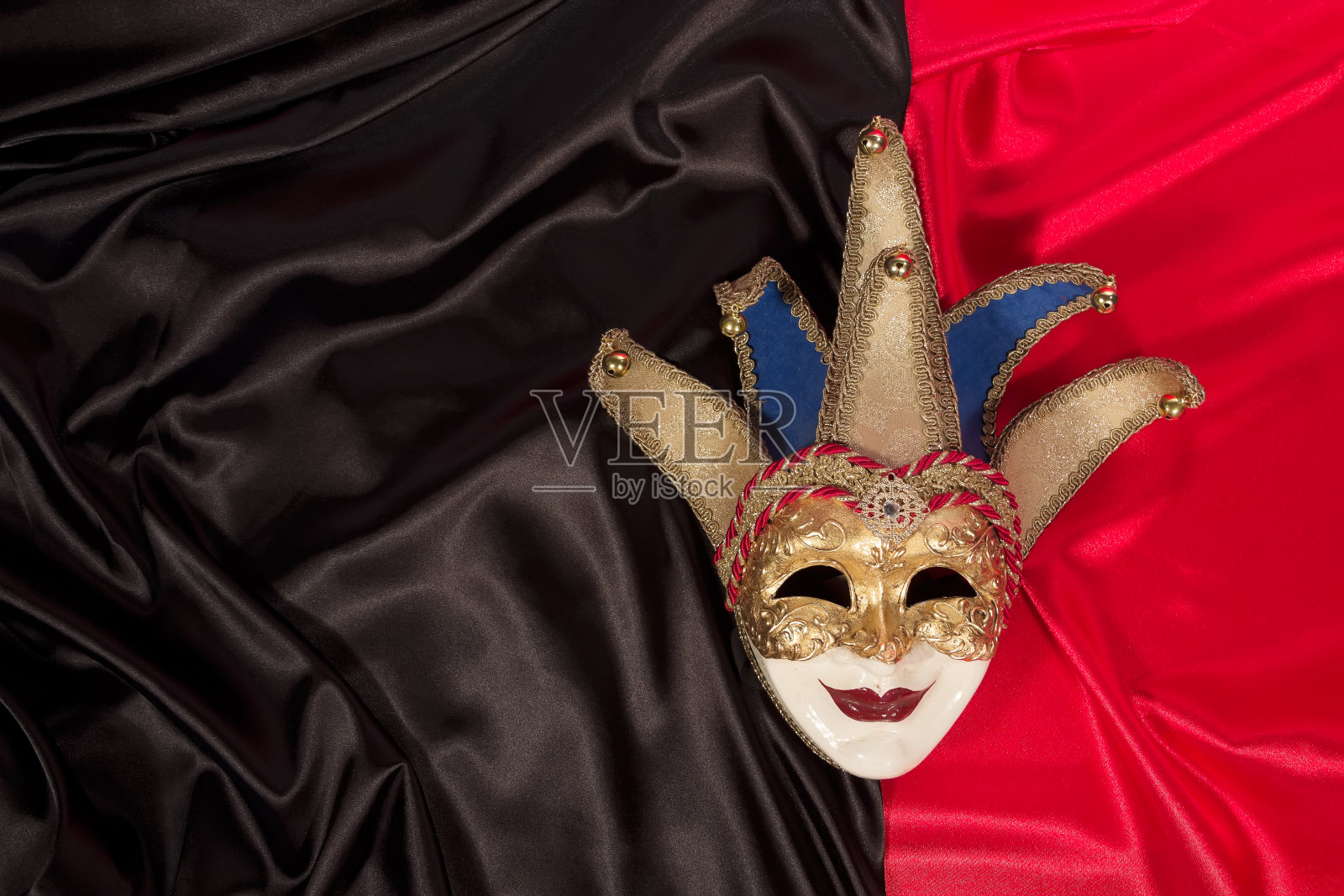 威尼斯狂欢节面具照片摄影图片