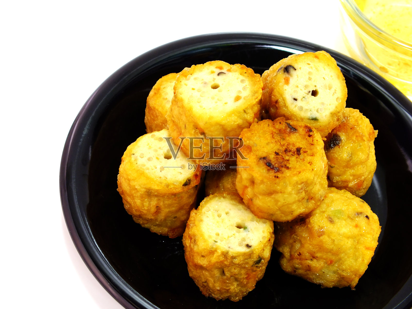 油炸鸡卷泰国食物照片摄影图片