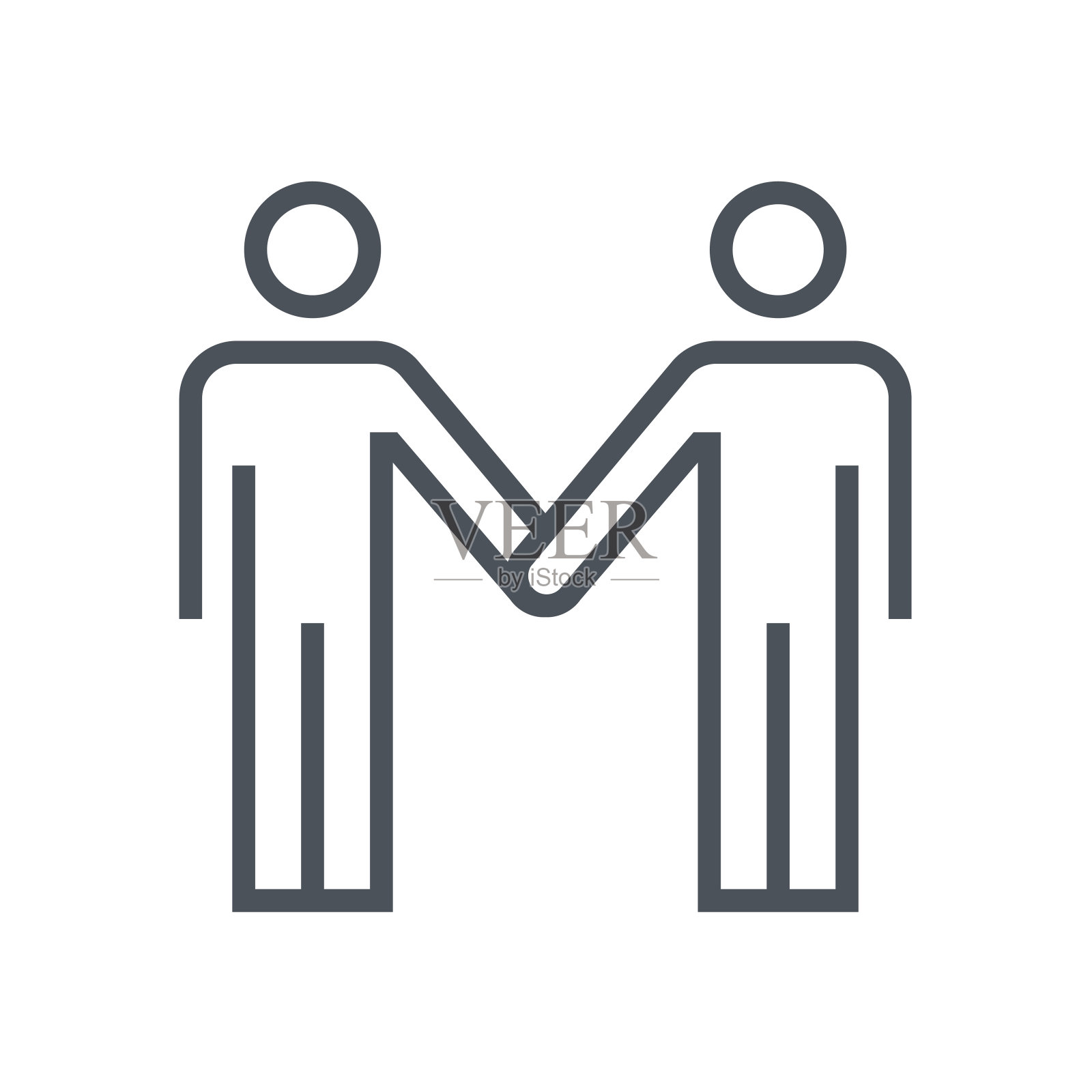 伙伴关系,握手图标图标素材