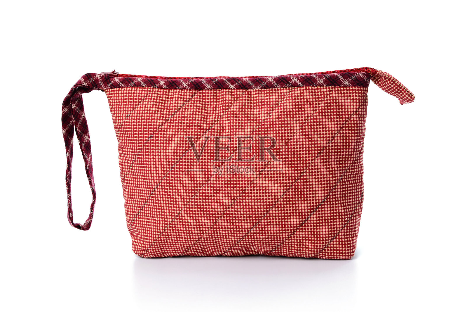 白色背景的布袋照片摄影图片