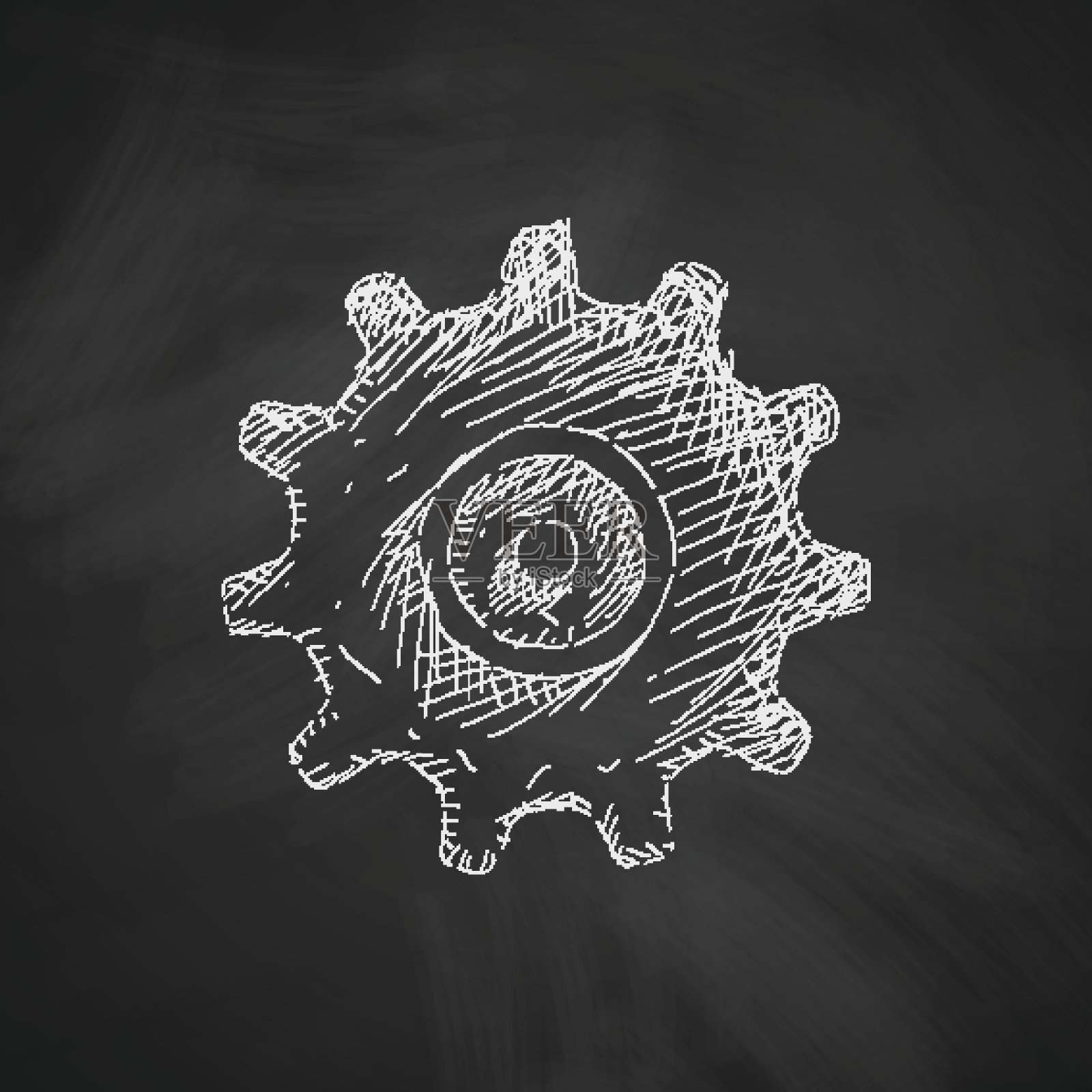 齿轮图标插画图片素材